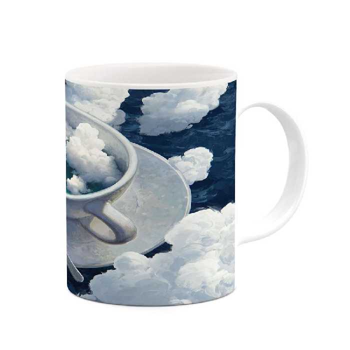 ماگ کاکتی طرح چای ابری مدل mgs15426