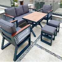 ست مبلمان فلزی باغی  CH-15