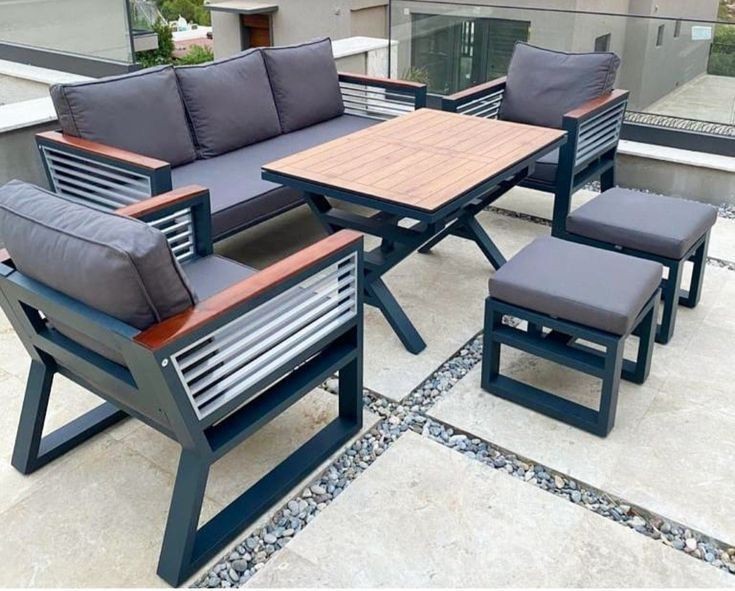 ست مبلمان فلزی باغی  CH-15