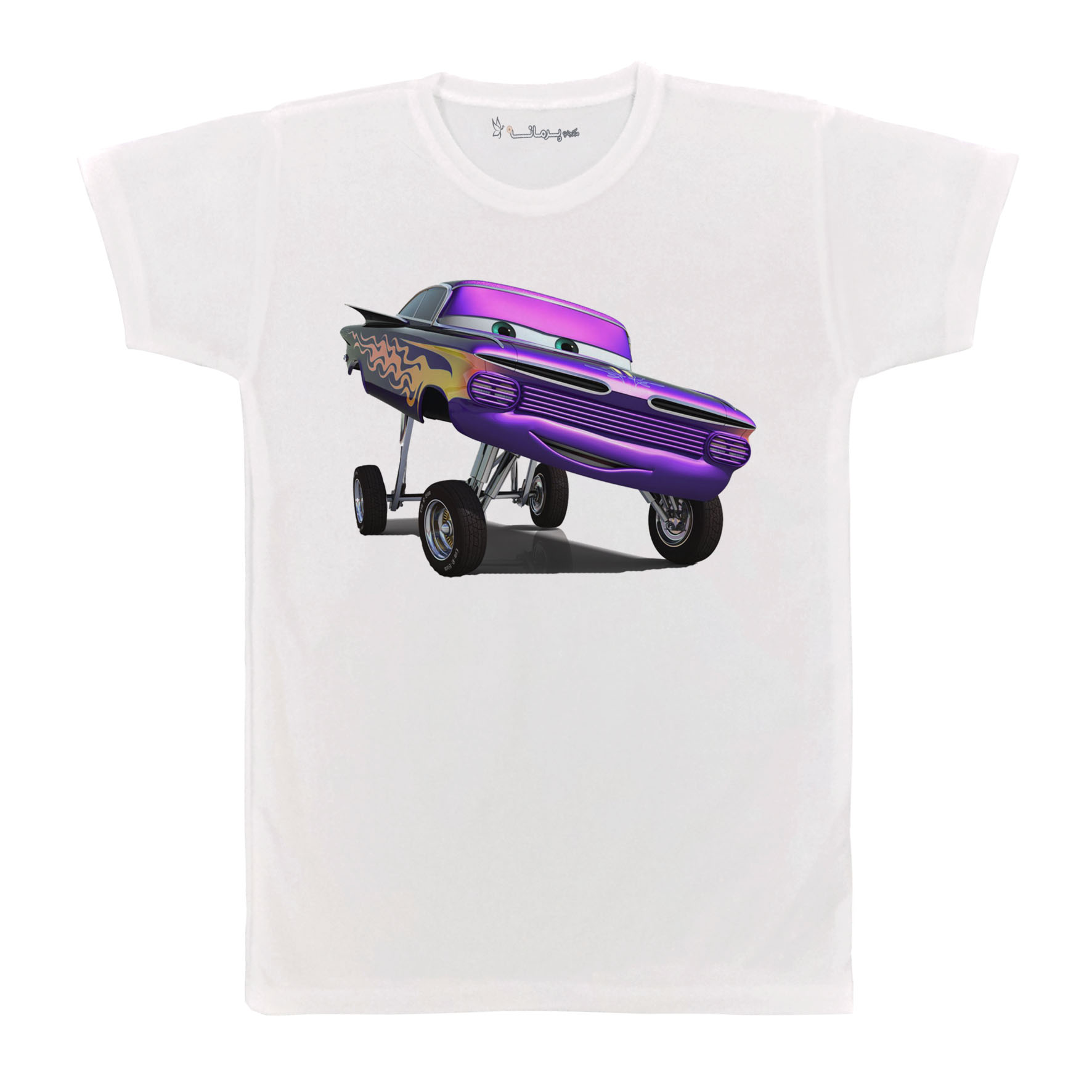 تی شرت بچگانه پرمانه طرح ماشین ها کد pmt.6863