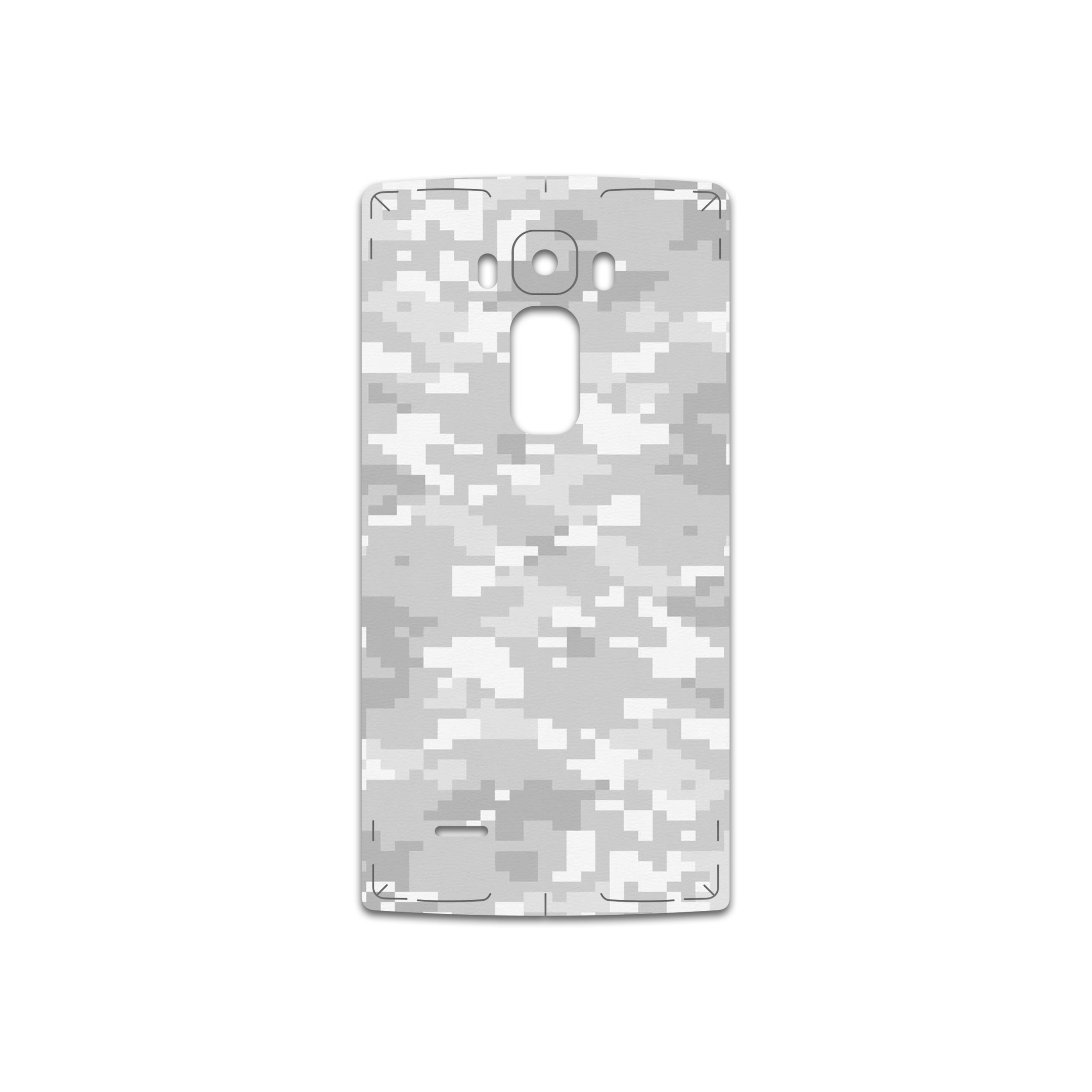 برچسب پوششی ماهوت مدل Army-Snow-Pixel مناسب برای گوشی موبایل ال جی G Flex 2
