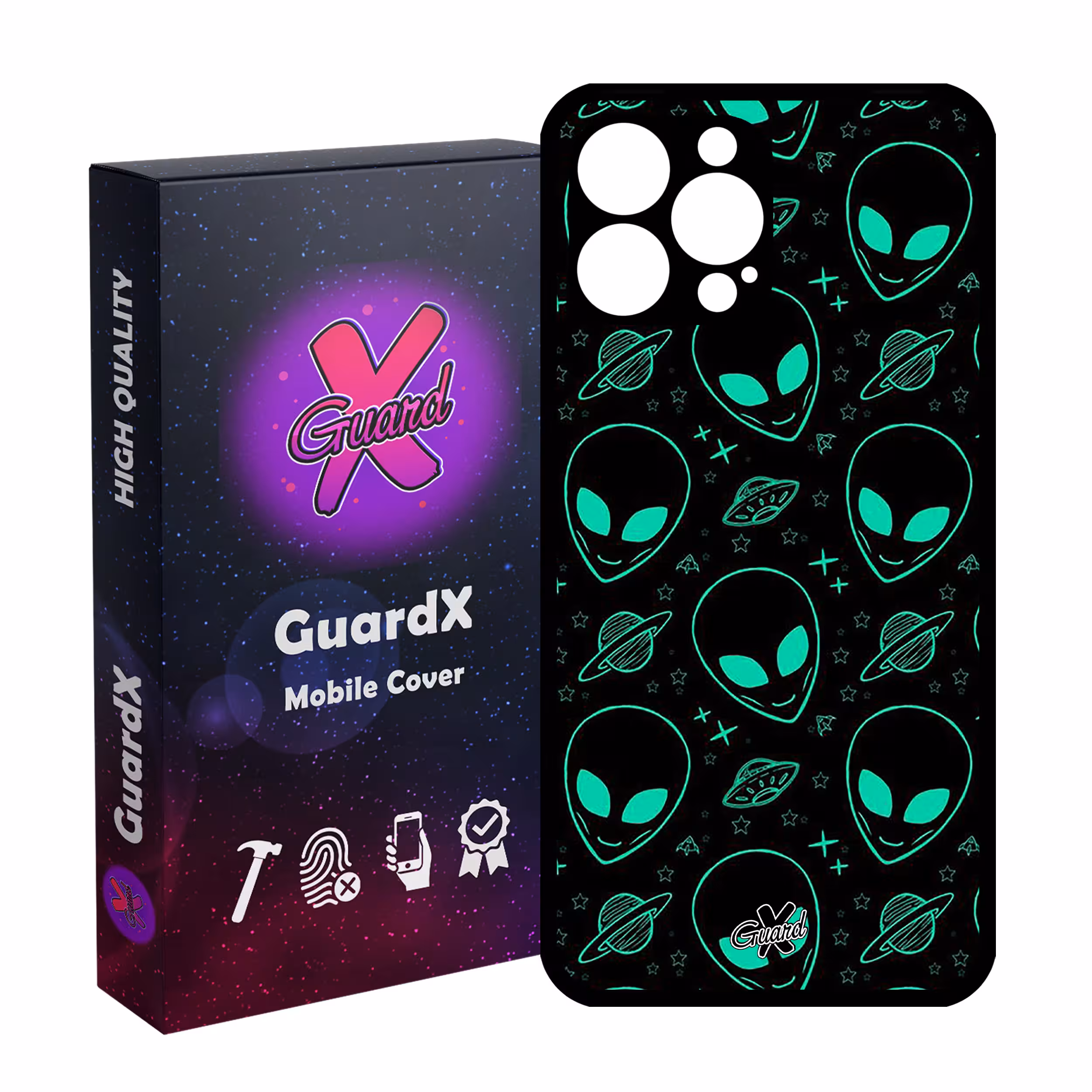 کاور گارد ایکس طرح Alien مدل Glass10200 مناسب برای گوشی موبایل اپل iPhone 13 Pro Max
