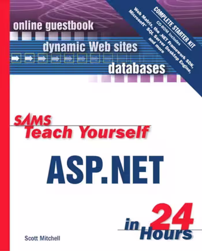خرید و دانلود نسخه کامل کتاب Sams teach yourself ASP.NET in 24 hours complete starter kit