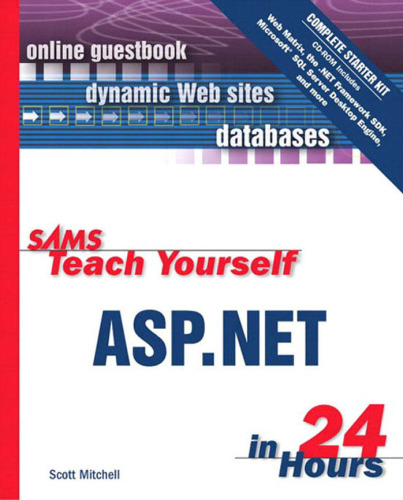 خرید و دانلود نسخه کامل کتاب Sams teach yourself ASPNET in 24 hours complete starter kit