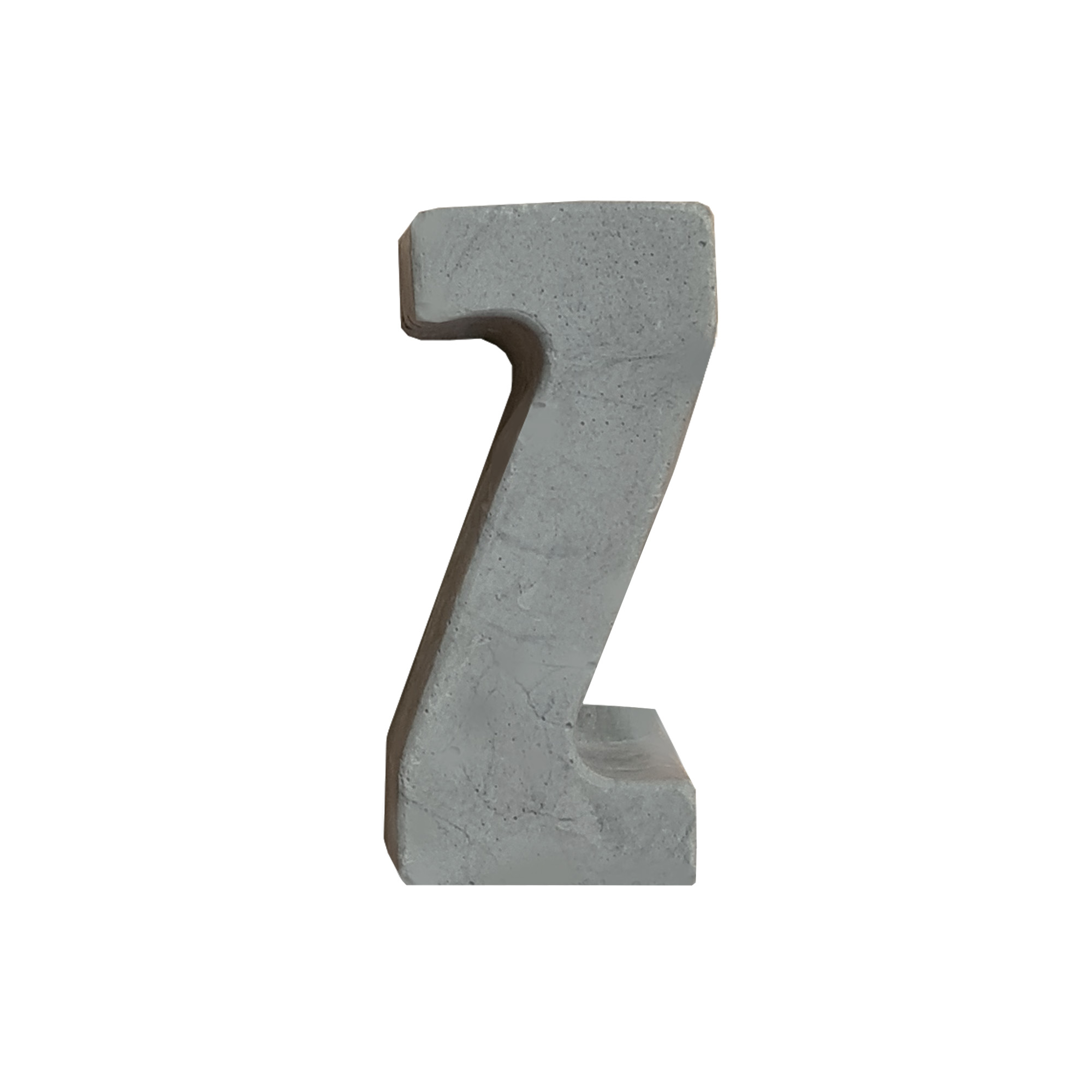 دکوری مدل بتنی طرح حرف Z