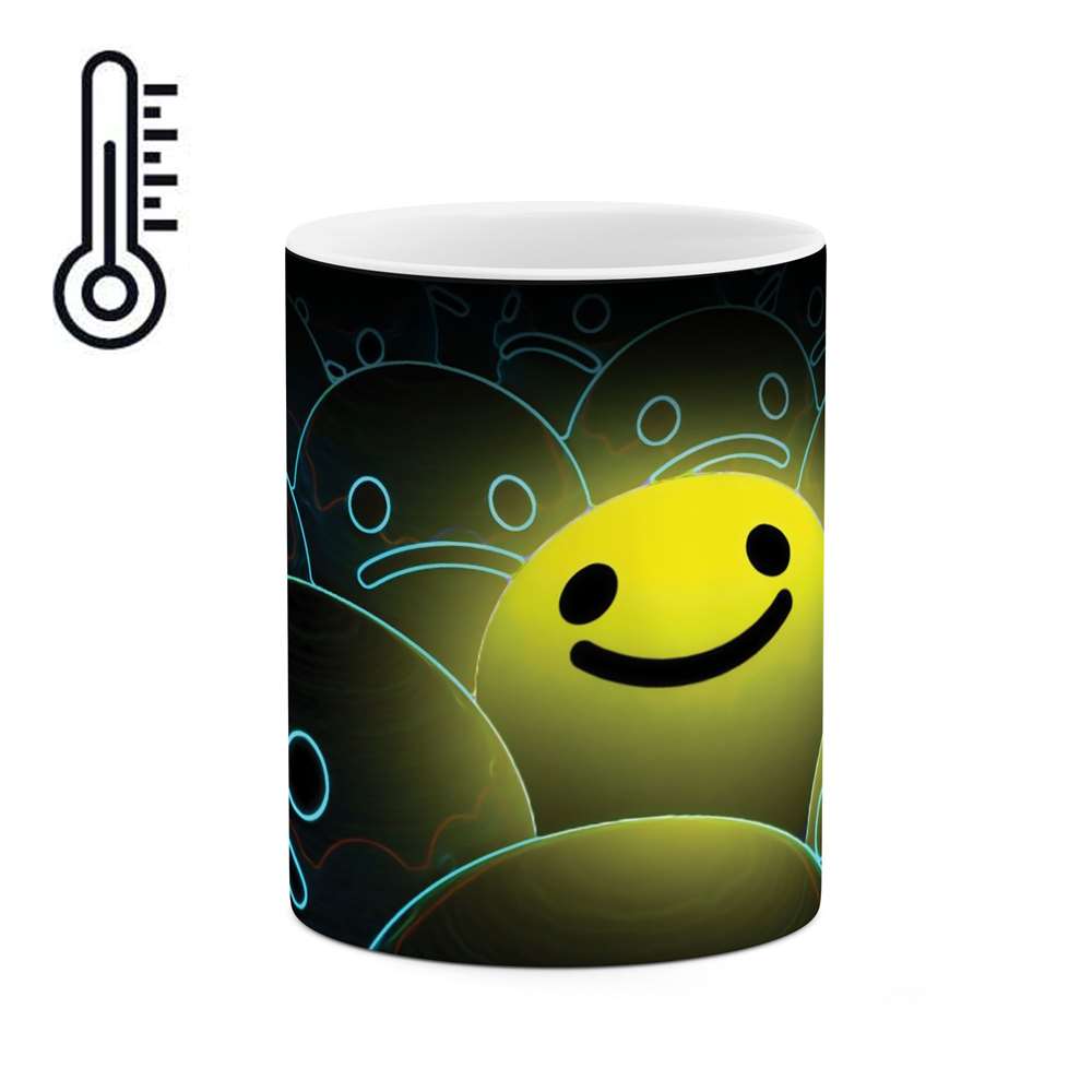 ماگ حرارتی طرح  طرح لبخند مدل mgph01442