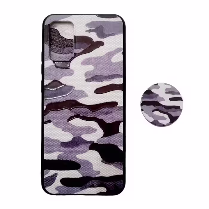 کاور مدل a03s مناسب برای گوشی موبایل سامسونگ Galaxy A03S / A02S / M02S به همراه پاپ سوکت