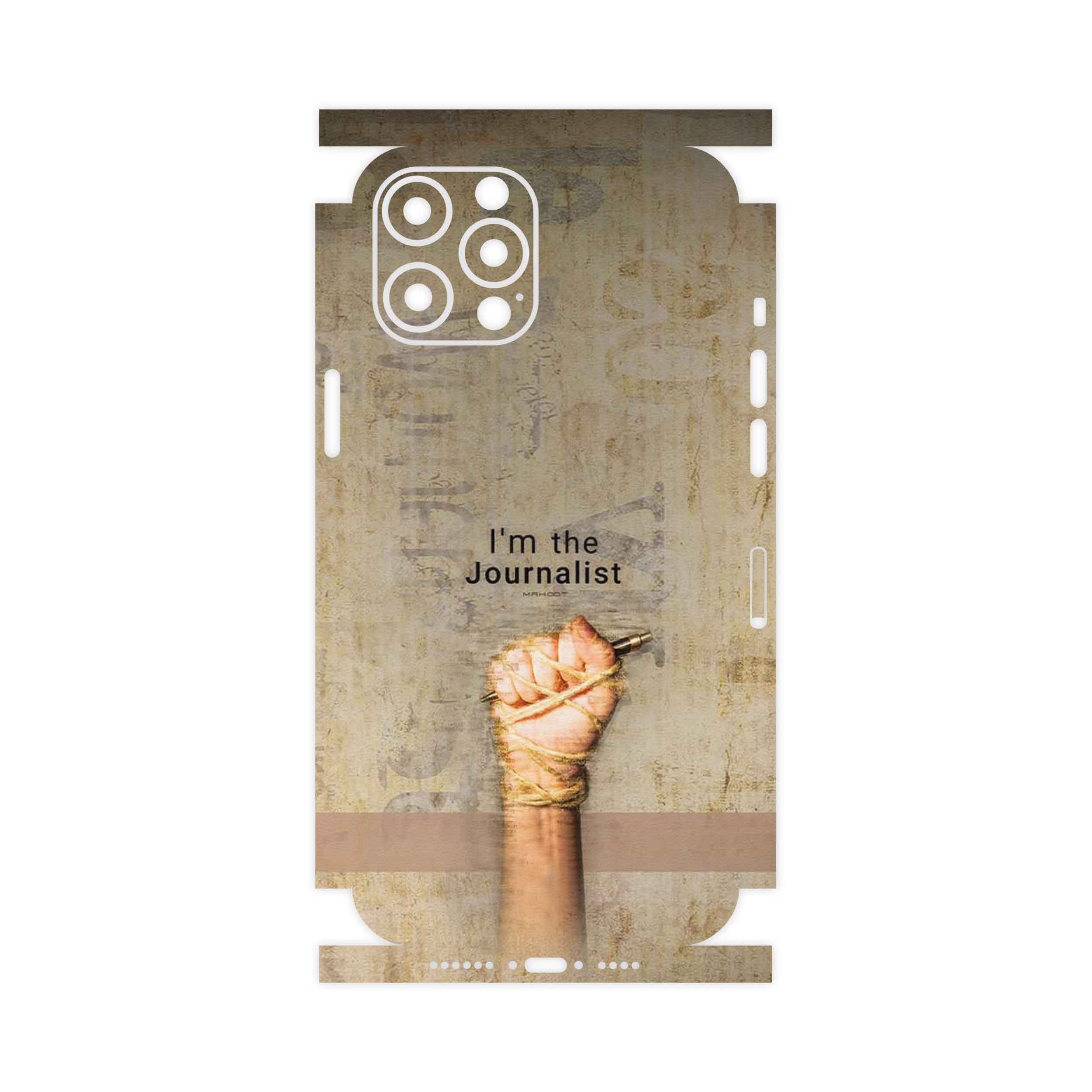 برچسب پوششی ماهوت مدل Journalist-FullSkin مناسب برای گوشی موبایل اپل iPhone 12 Pro Max