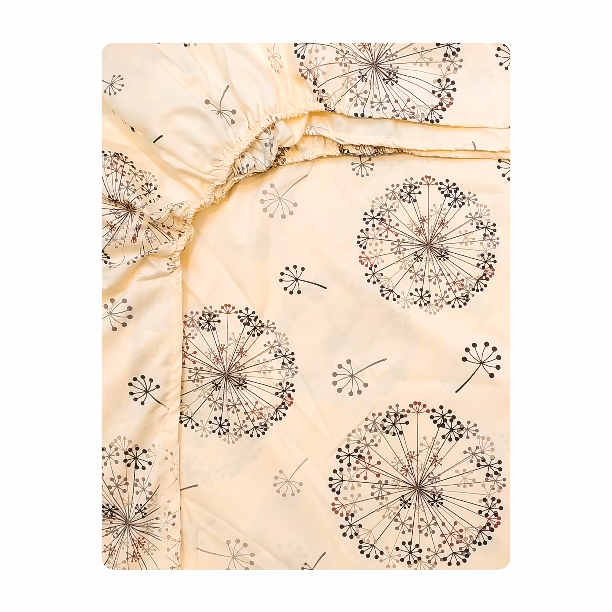 ملحفه آدنو مدل Dandelion کد IR119 یک نفره سایز 80x180 سانتی متر