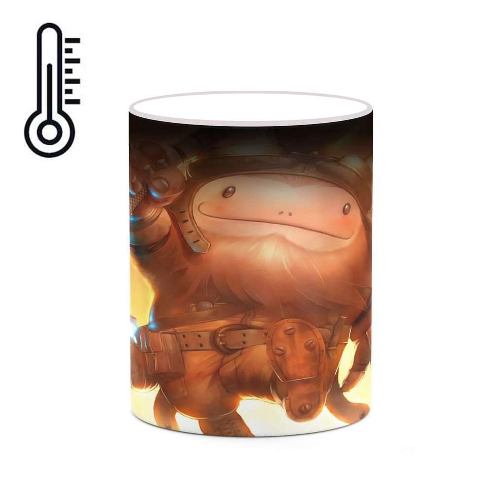 ماگ حرارتی کاکتی طرح نقاشی کارتونی مدل mgh18798