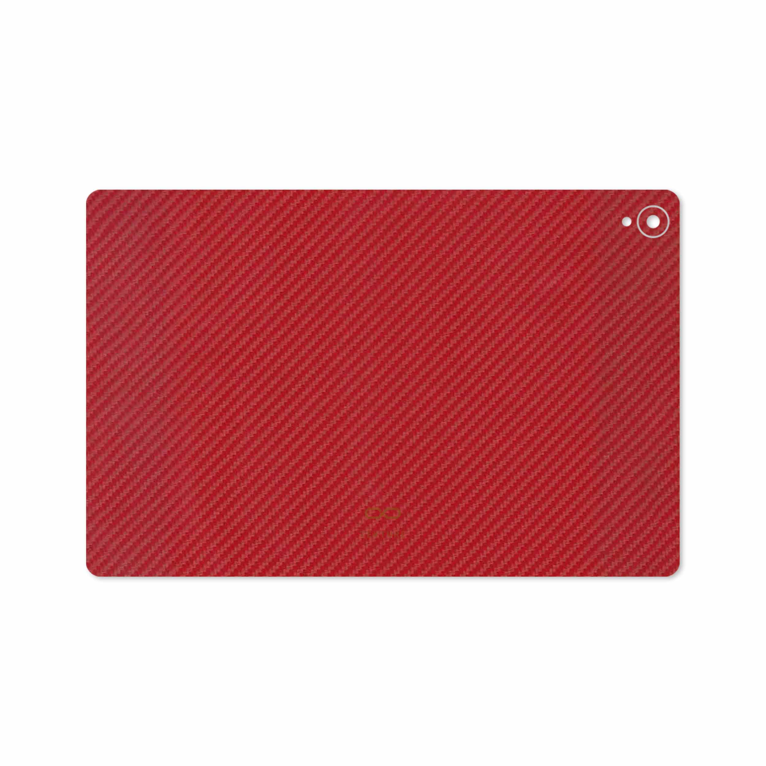 برچسب پوششی ماهوت مدل Red-Fiber مناسب برای تبلت هوآوی Mediapad M6 10.8 2019