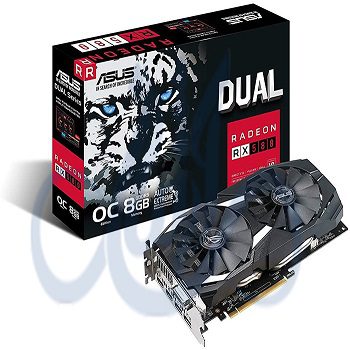 کارت گرافیک ایسوس DUAL-RX580-O8G