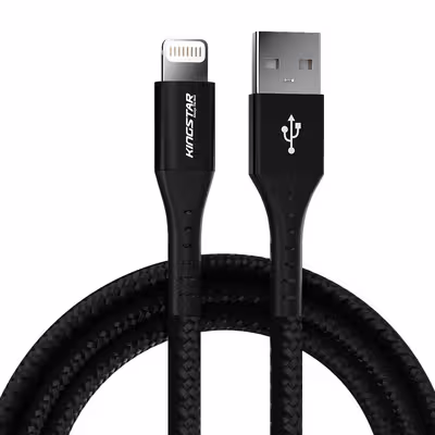 کابل تبدیل USB به لایتنینگ کینگ استار مدل K125i طول 1.2 متر