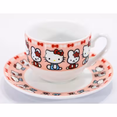 سرویس غذا خوری 5 پارچه کودک چینی زرین ایران سری ایتالیا اف مدل عروسکی