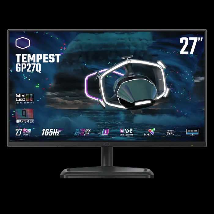 مانیتور گیمینگ 27 اینچ کولر مستر Tempest GP27Q | فروشگاه گیمینگ تکاف