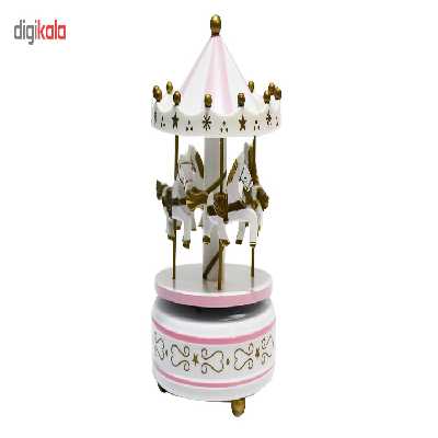 ماکت موزیکال طرح چرخ و فلک سفید مدل P306.2