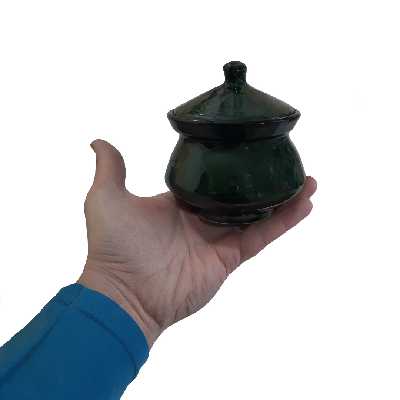 قندان سفالی مدل الماس کد 6