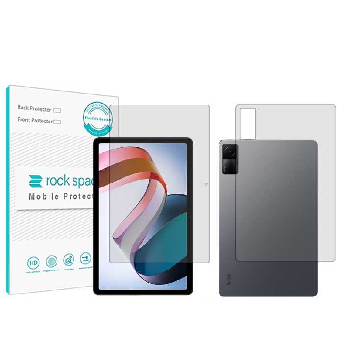 محافظ صفحه نمایش شفاف راک اسپیس مدل Hygel مناسب برای تبلت شیائومی Redmi Pad به همراه محافظ پشت تبلت | کالا برتری