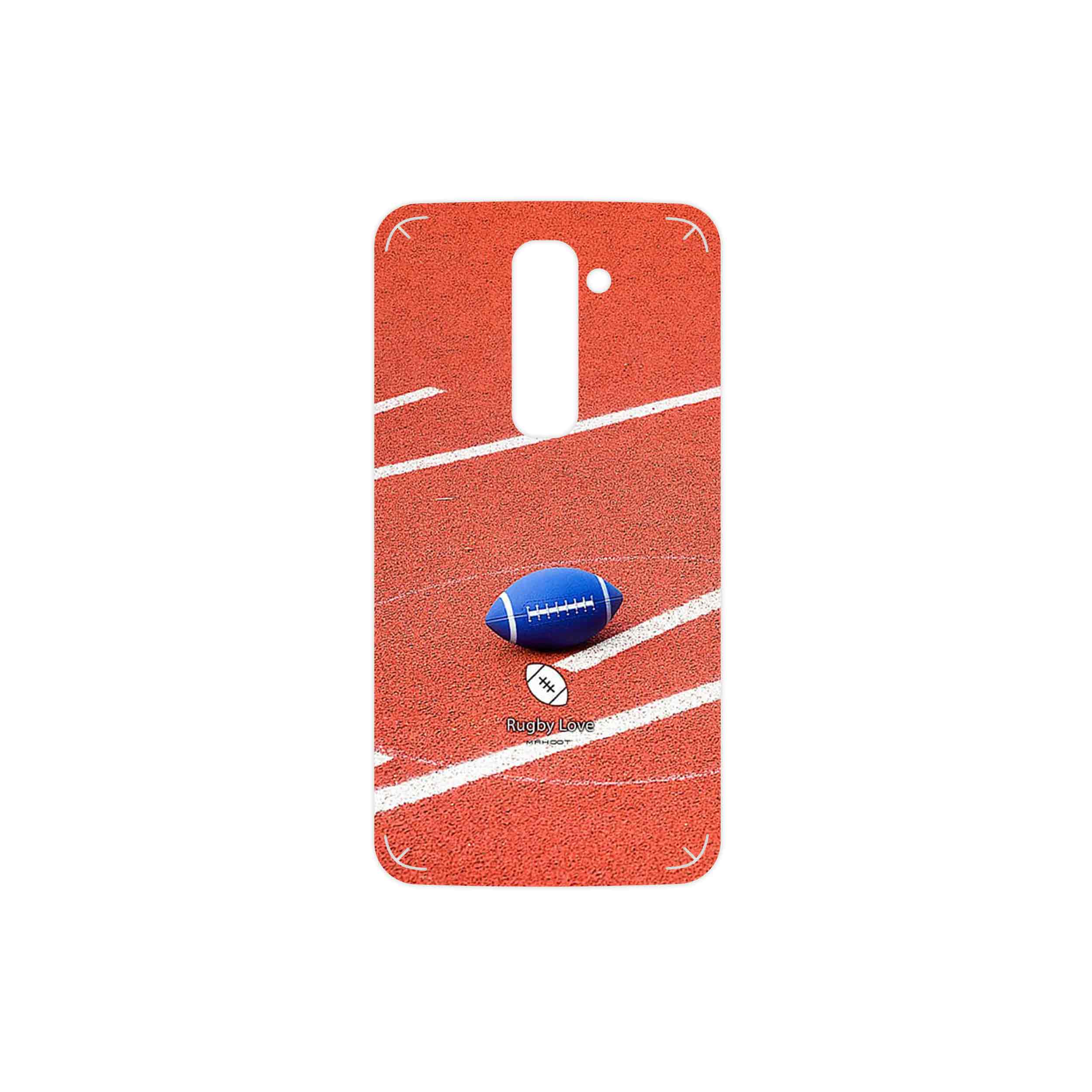 برچسب پوششی ماهوت مدل Rugby football مناسب برای گوشی موبایل ال جی G2