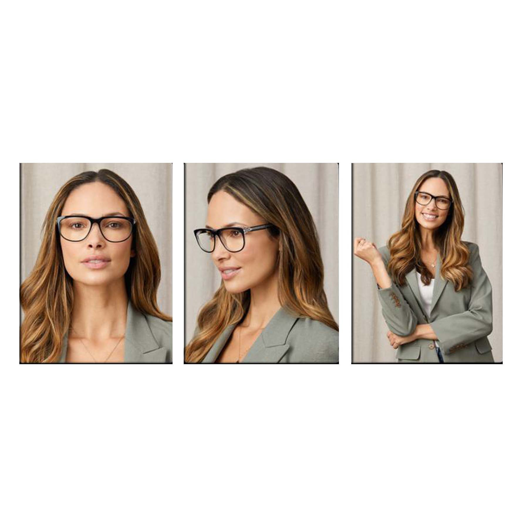 تابلو شاسی مدل عینک و چشم پزشکی کد AT221 مجموعه سه عددی