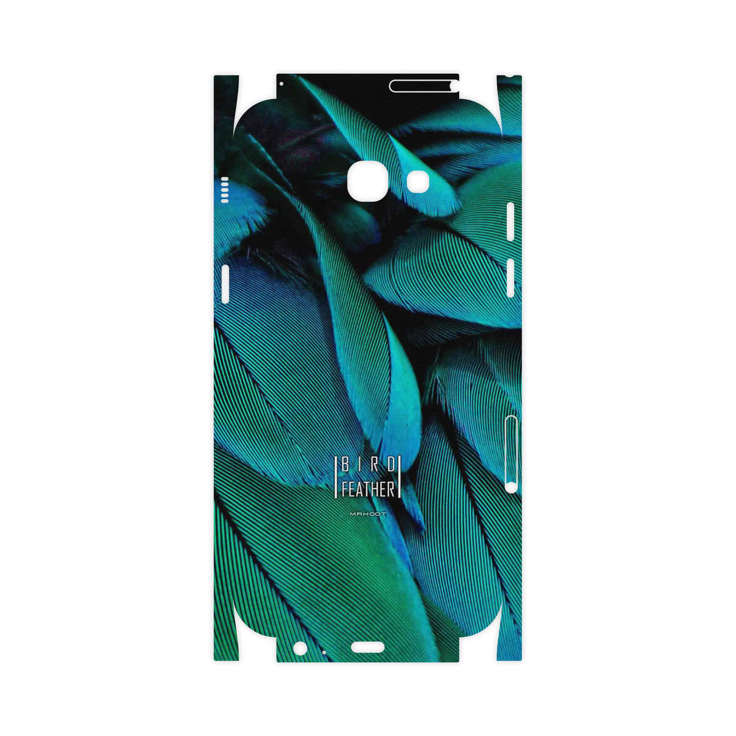 برچسب پوششی ماهوت مدل Green Feather-FullSkin مناسب برای گوشی موبایل سامسونگ Galaxy A7 2017