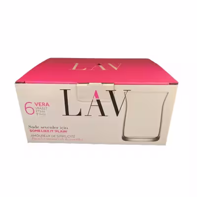لیوان لاو مدل VRA337F مجموعه 6 عددی 