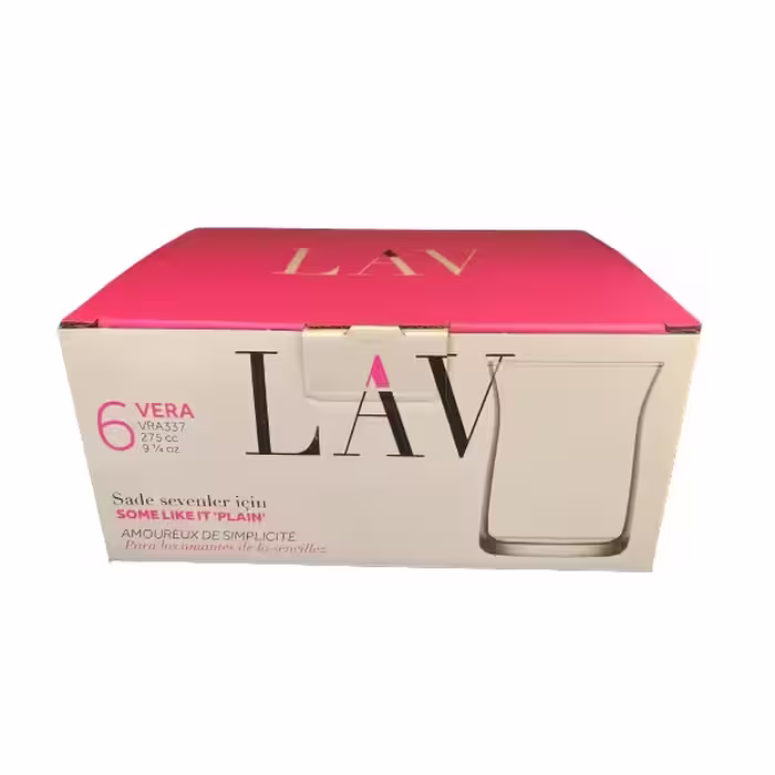 لیوان لاو مدل VRA337F مجموعه 6 عددی 