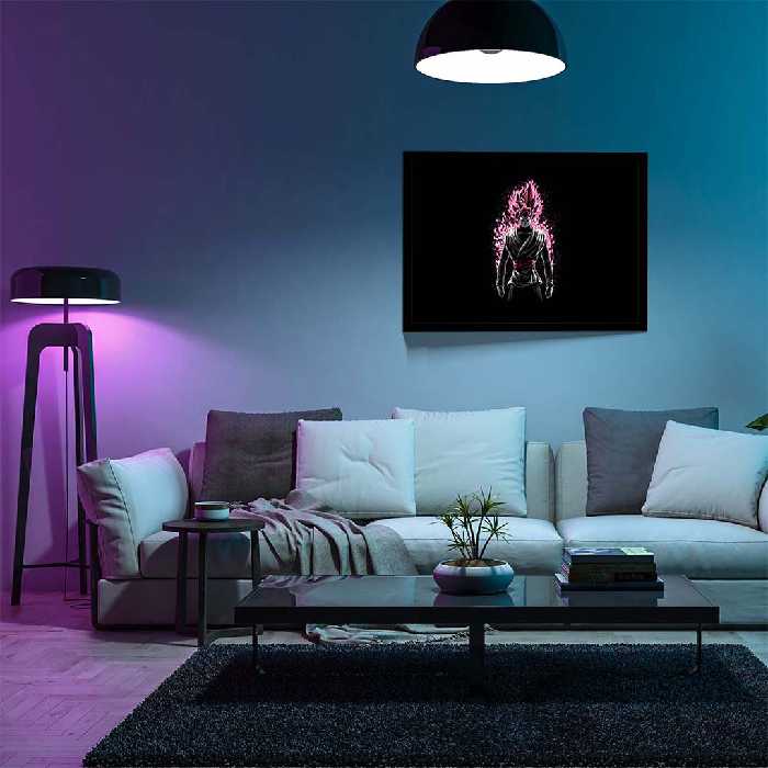 تابلو مدل battle fire super saiyan کد F-11013