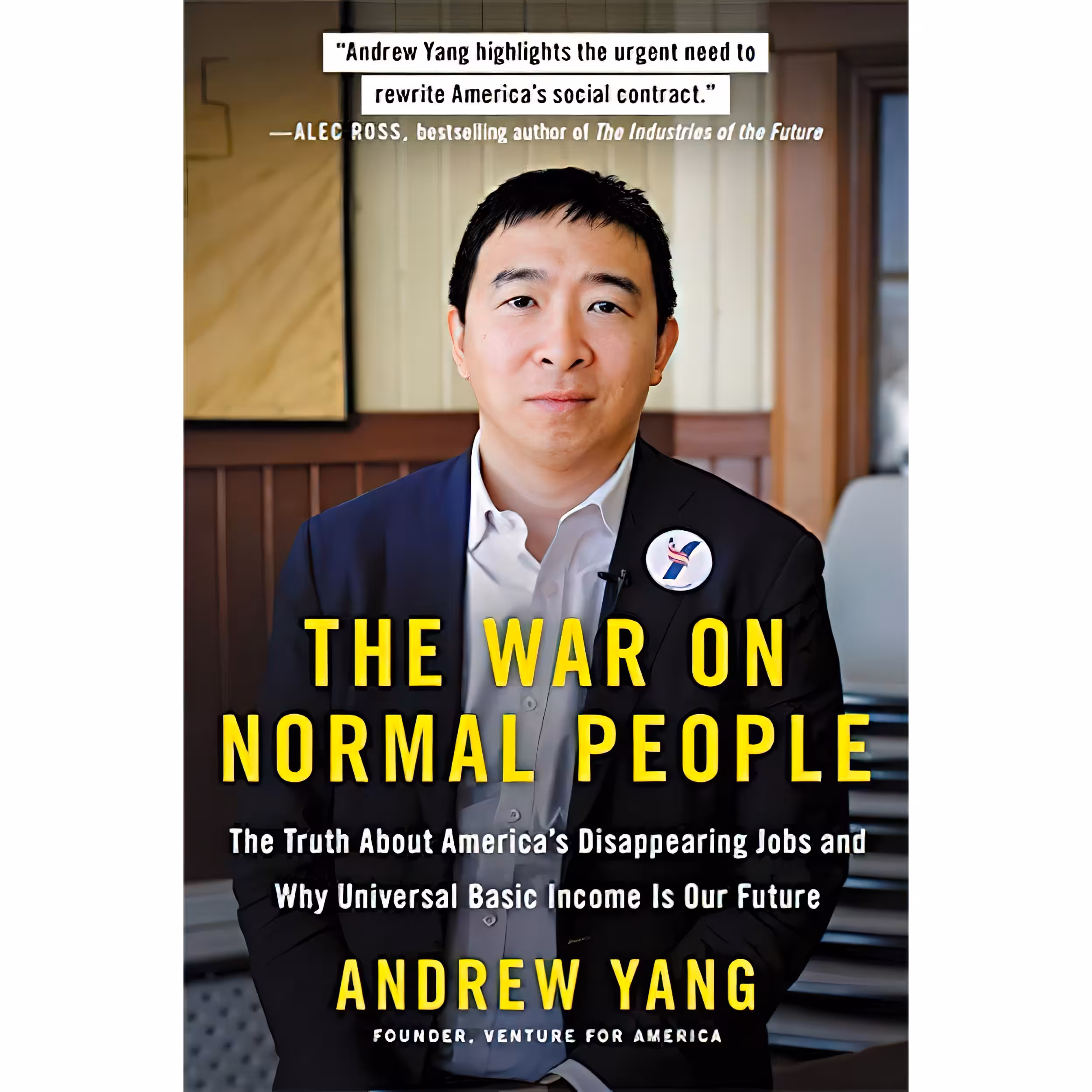 کتاب The War on Normal People اثر Andrew Yang انتشارات تازه ها