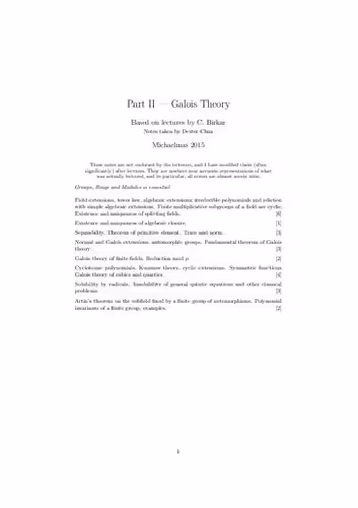 خرید و دانلود نسخه کامل کتاب Galois Theory