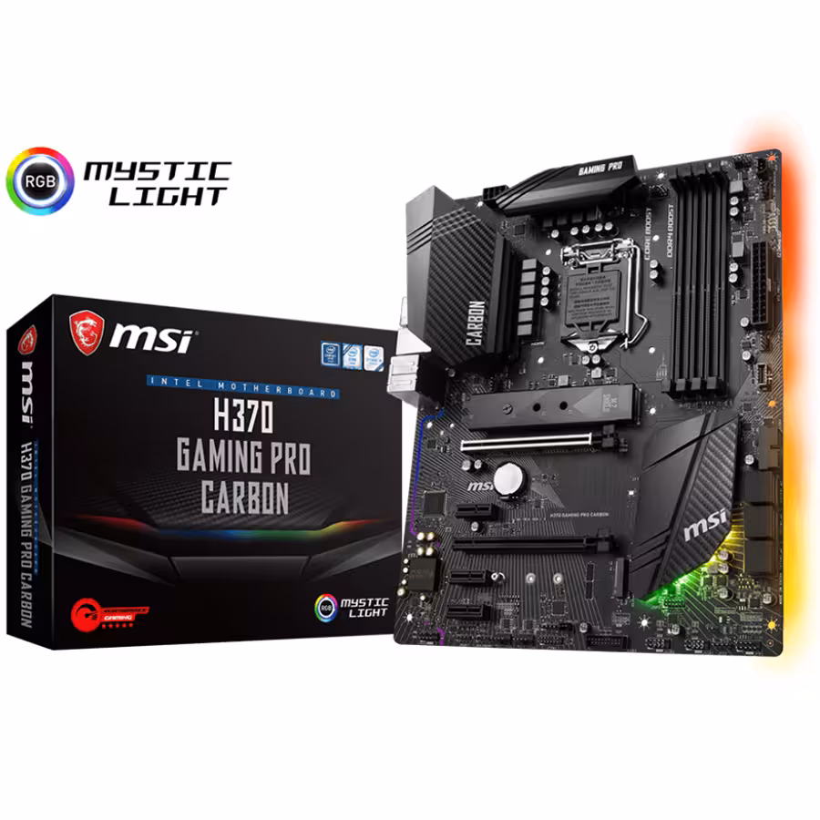 مادربورد ام اس آی مدل H370 Gaming Pro Carbon