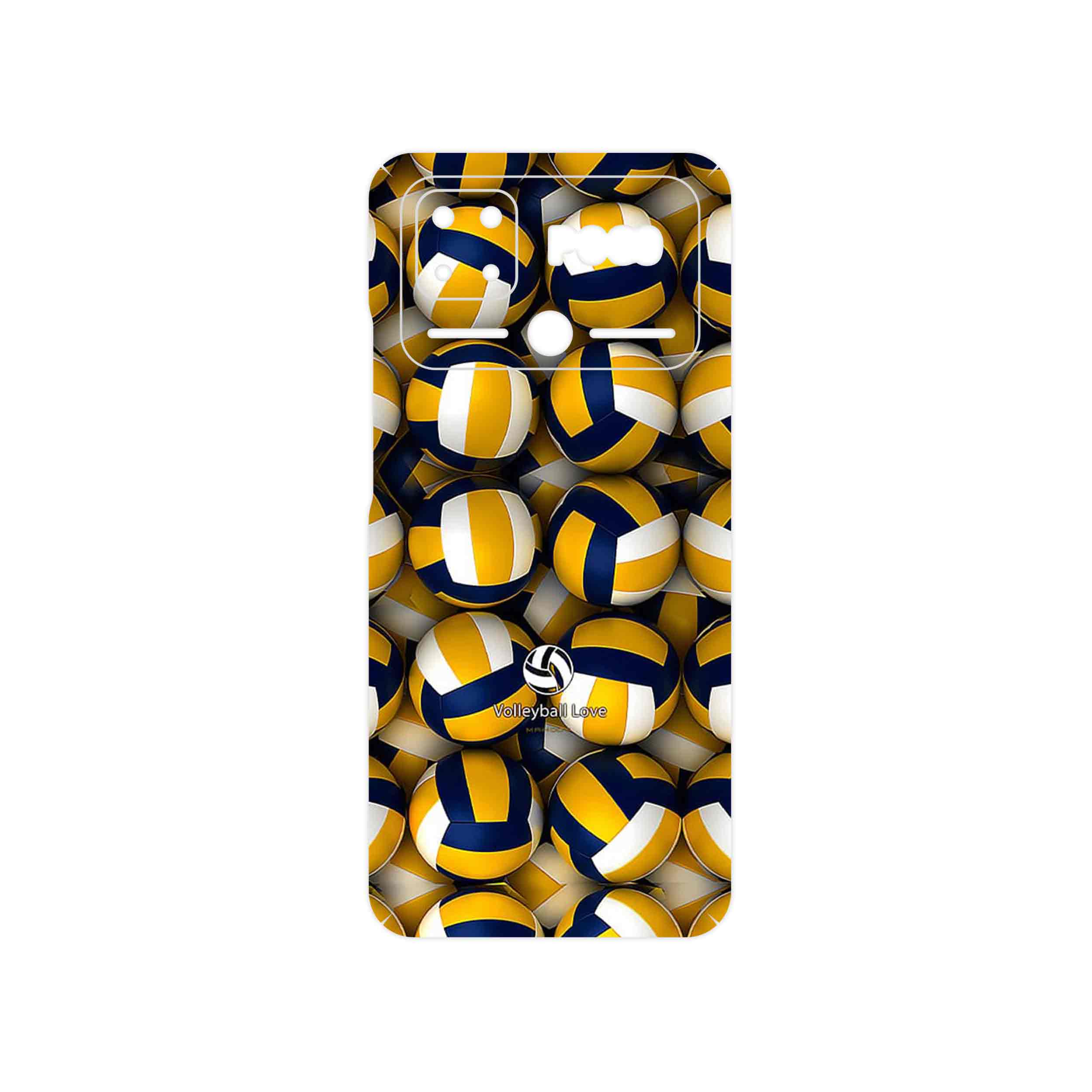 برچسب پوششی ماهوت مدل Volleyball مناسب برای گوشی موبایل شیائومی Poco C40