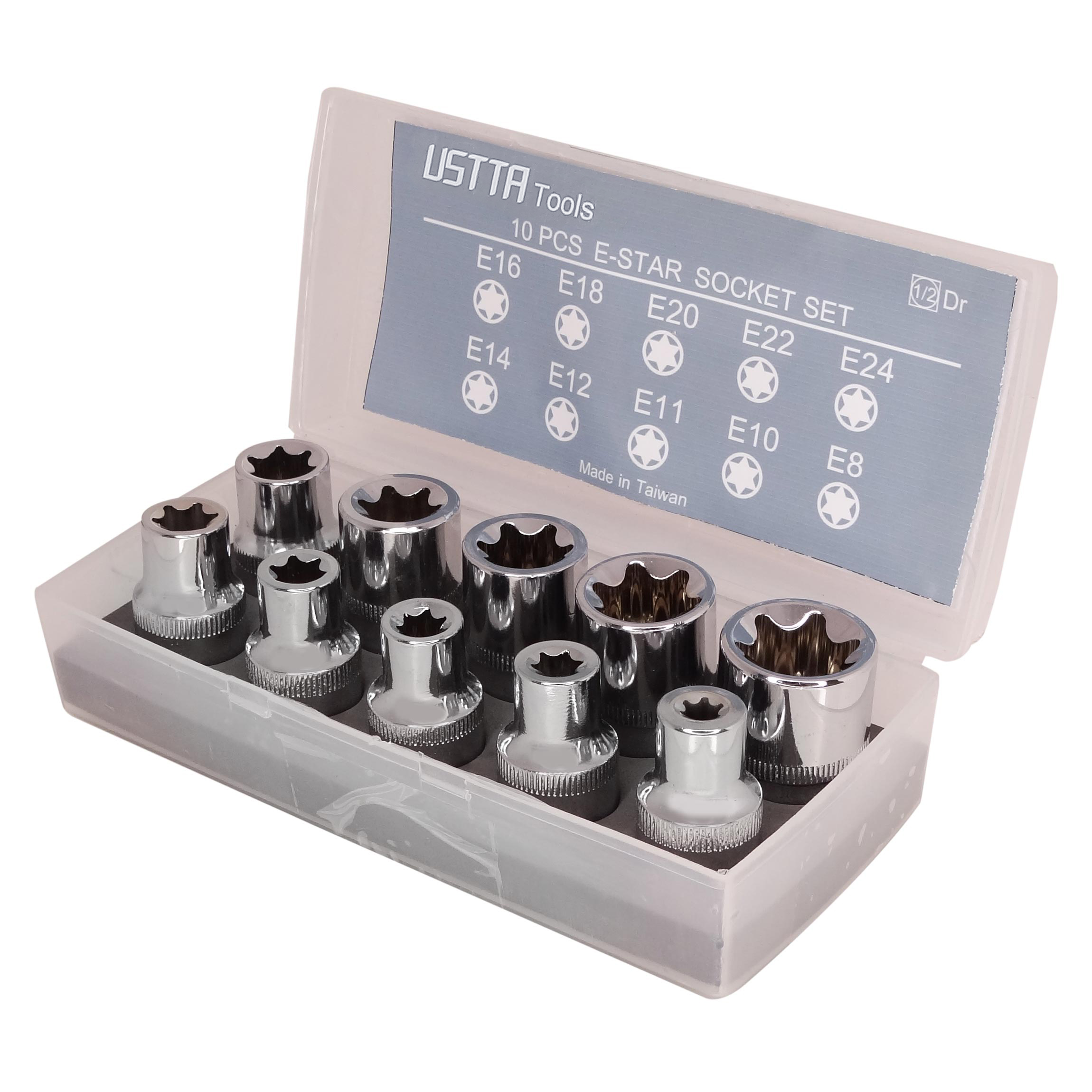آچار بکس اوستا مدل ART-USTA-10PCS مجموعه 10 عددی