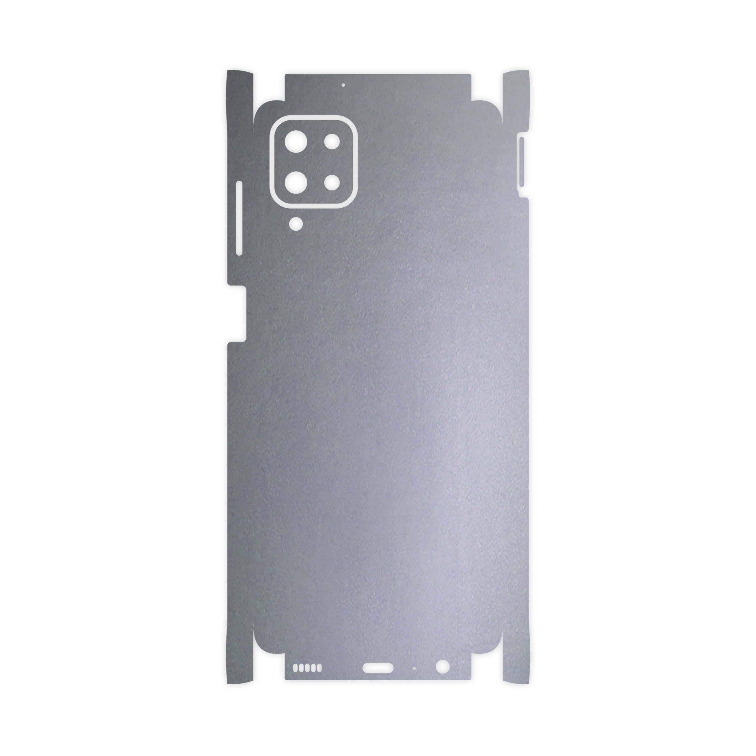 برچسب پوششی ماهوت مدل Matte-Silver-FullSkin مناسب برای گوشی موبایل سامسونگ Galaxy A12