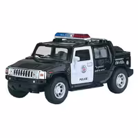 ماشین بازی کینزمارت مدل هامر پلیس 2005 Hummer H2 SUT (Police) کد KT5097P