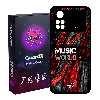 کاور گارد ایکس طرح Music مدل Glass10160 مناسب برای گوشی موبایل شیائومی Poco M4 Pro 4G