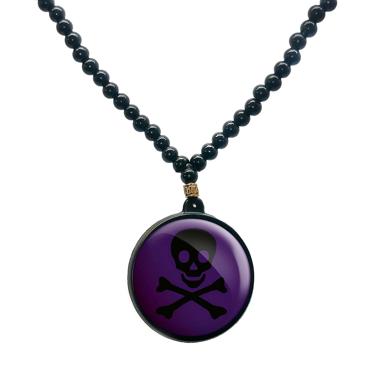 گردنبند پرمانه طرح اسکلت و خفن کد pmd.10586 مدل دو طرفه