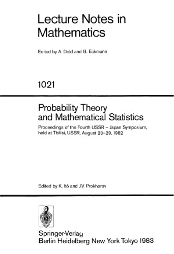 خرید و دانلود نسخه کامل کتاب Probability Theory and Mathematical Statistics