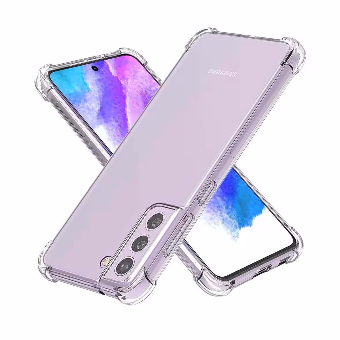 گارد شفاف محافظ لنز دار Galaxy S21 FE Case Cover Transparent