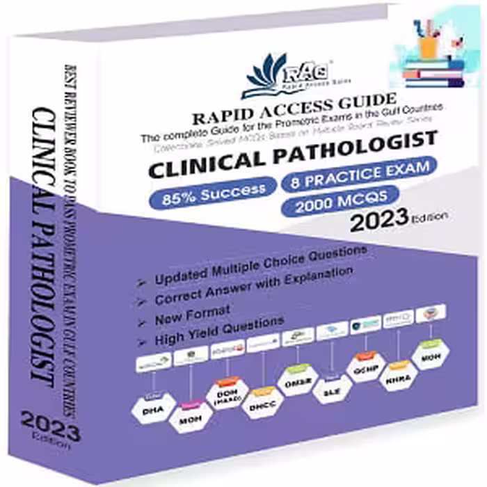 Clinical Pathology Exam Book Prometric Questions MCQ 2023