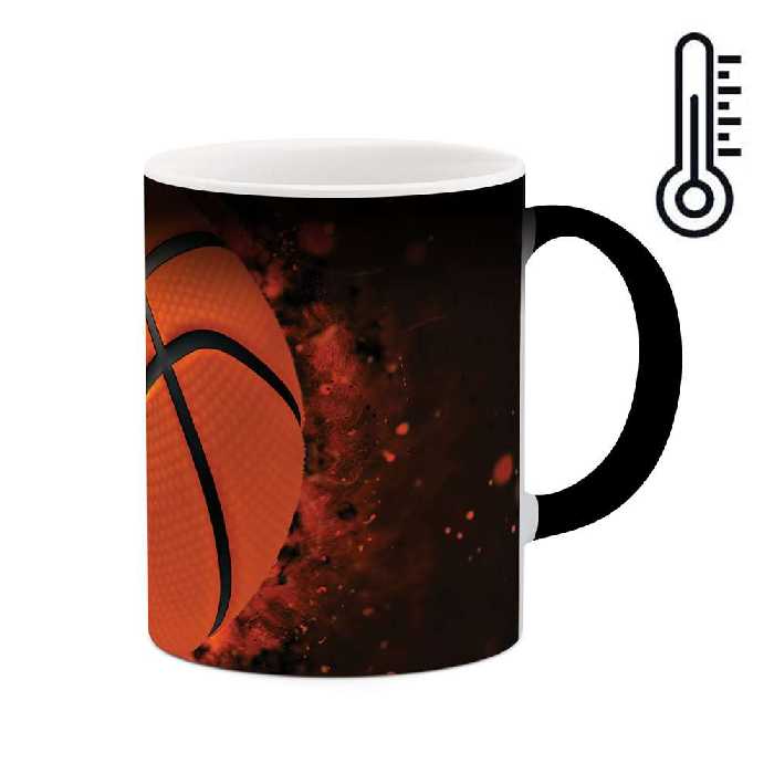 ماگ حرارتی طرح توپ بسکتبال مدل mgp00289