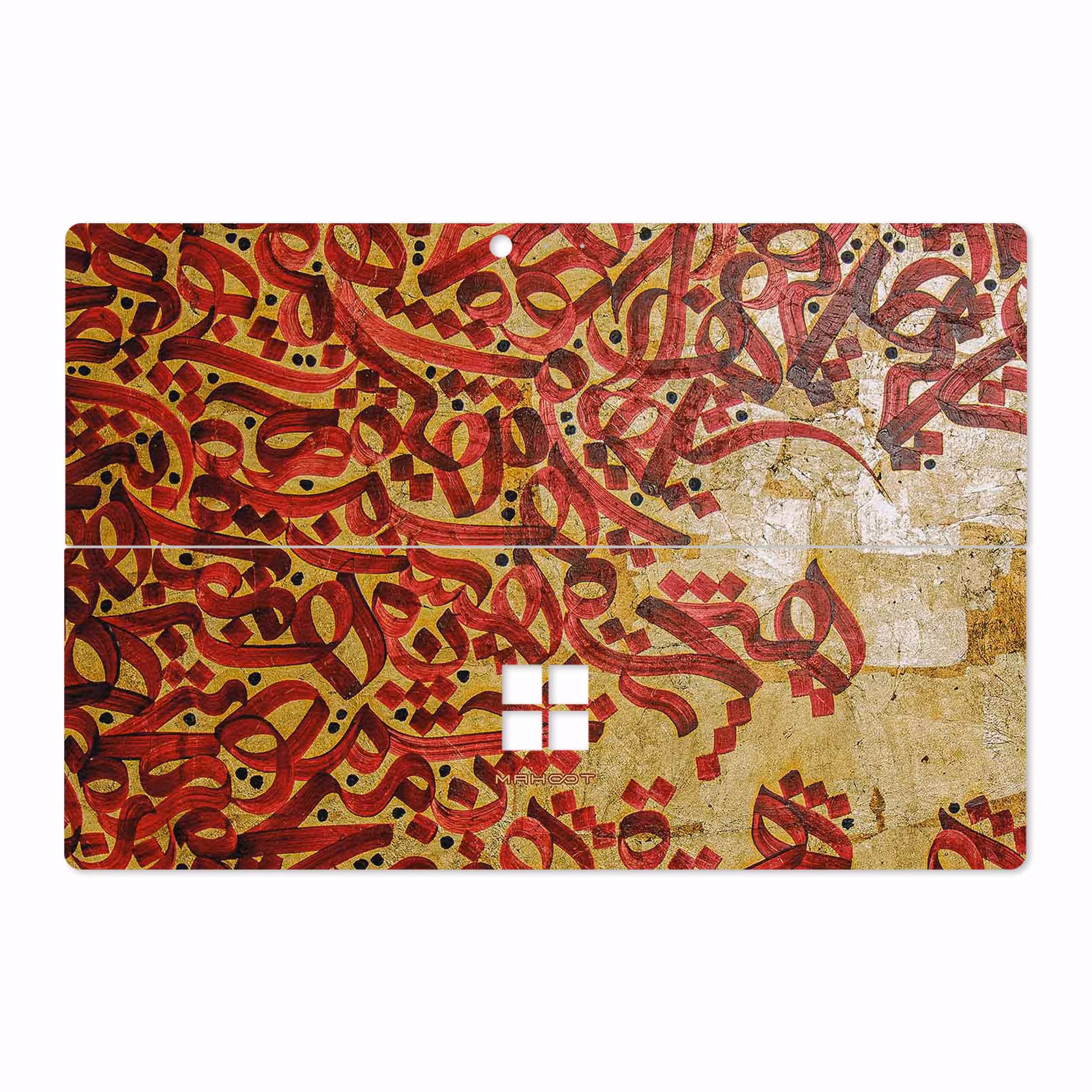 برچسب پوششی ماهوت مدل Nastaliq-6 مناسب برای تبلت مایکروسافت Surface Pro 4 2015