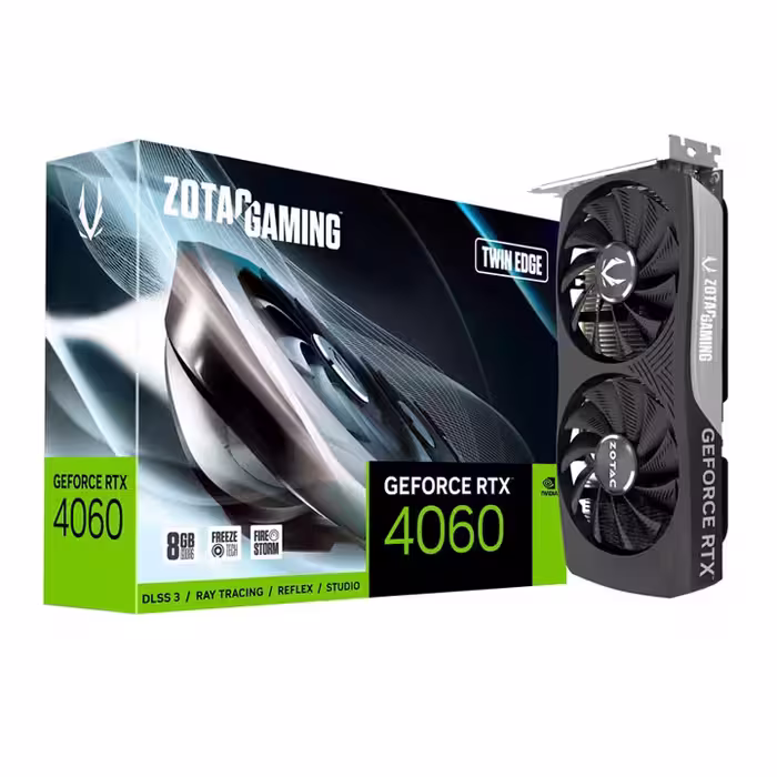 کارت گرافیک Zotac Gaming GeForce RTX 4060 Twin Edge 8GB GDDR6 128Bit