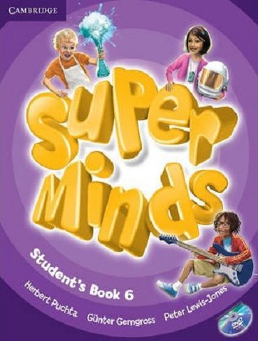 Super Minds 6 SB WB CD کتاب سوپرمایندز 6 (کتاب دانش آموز کتاب کار CD)