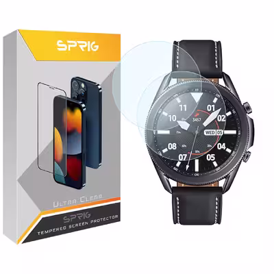 محافظ صفحه نمایش اسپریگ مدل SPG مناسب برای ساعت هوشمند سامسونگ Galaxy Watch 3 45mm بسته دو عددی