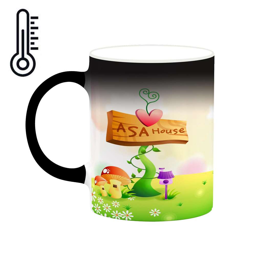 ماگ حرارتی کاکتی طرح دنیای فانتزی مدل mgh18601