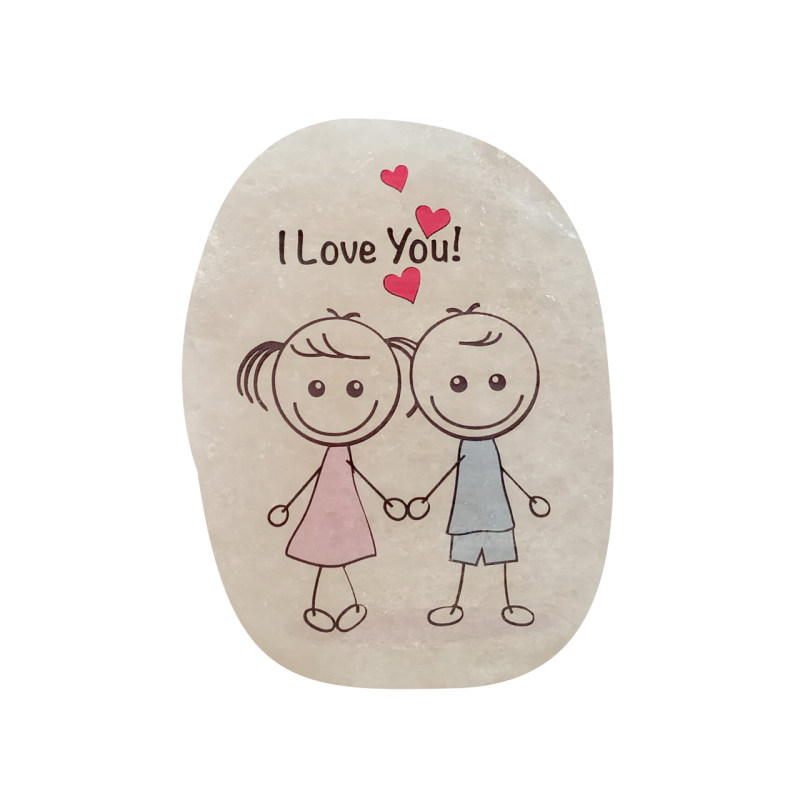 سنگ نمک دکوری طرح تیکه سنگ کد 17