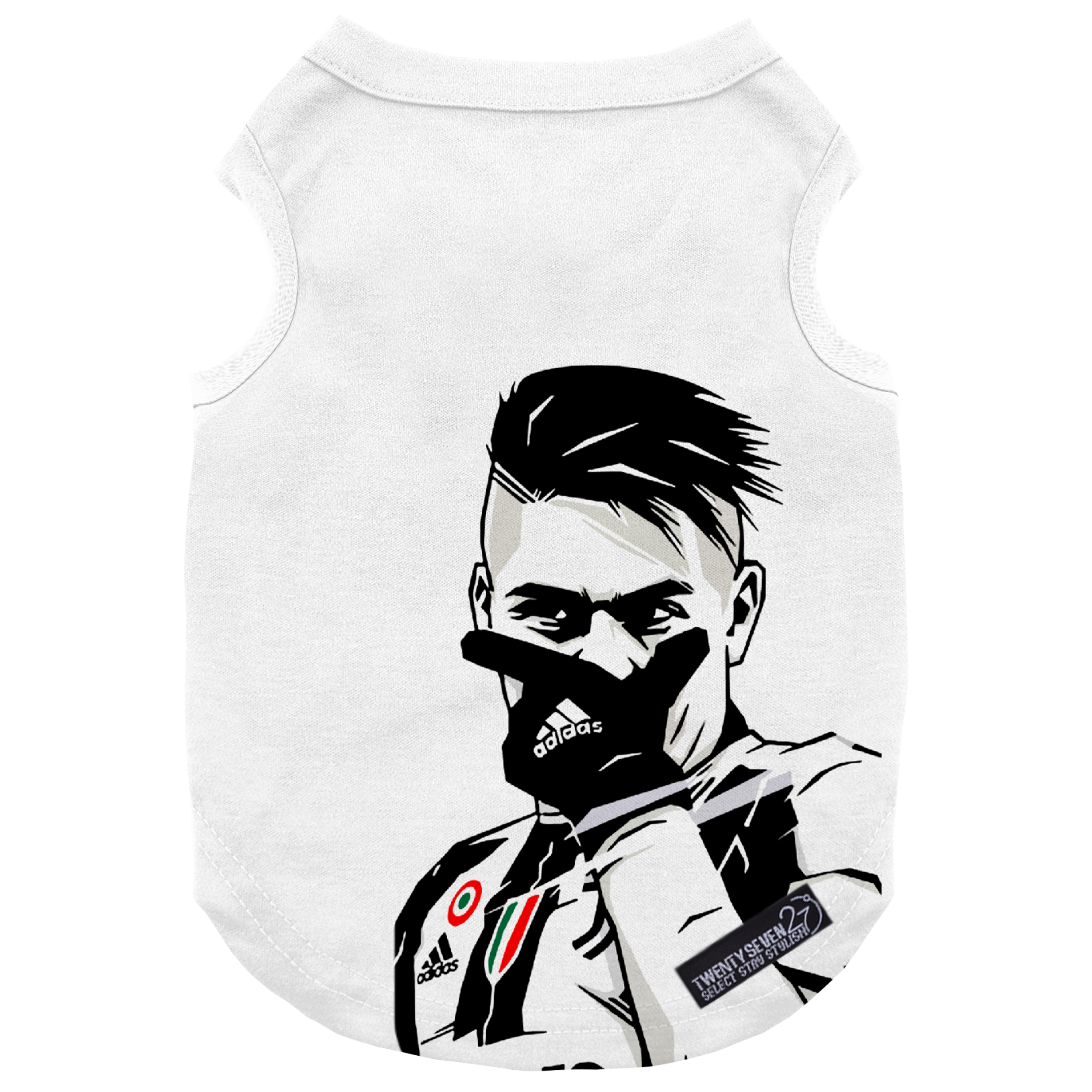 لباس سگ و گربه 27 طرح Paulo Dybala کد MH822 سایز M