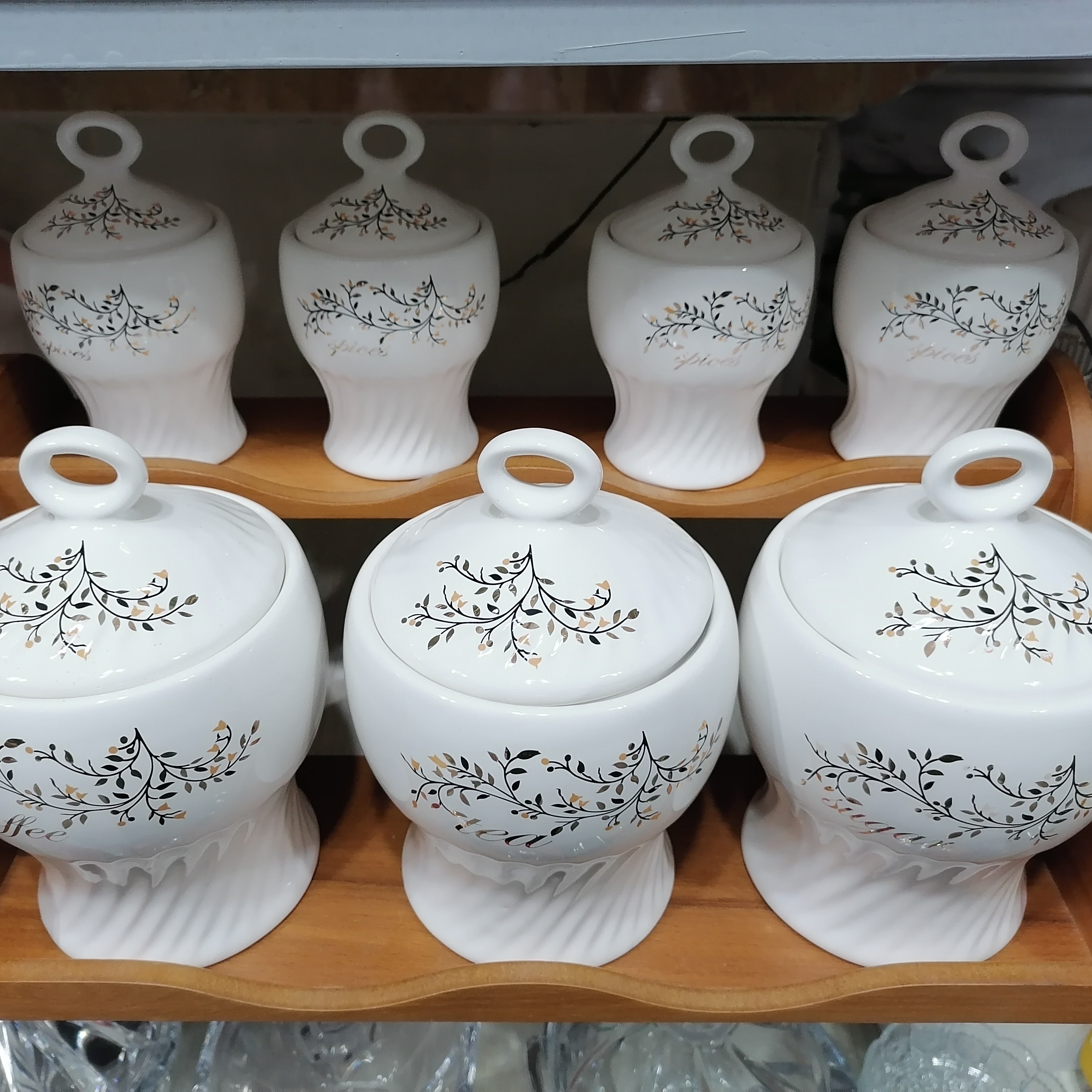 سرویس پاسماوری 7پارچه پایه چوب. برندمام لوکس