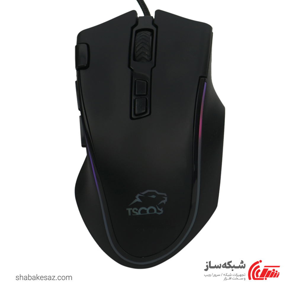 قیمت و خرید ماوس گیمینگ با سیم تسکو TSCO GM 2025 - شبکه ساز